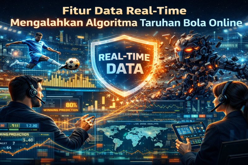 Fitur Data Real-Time Mengalahkan Algoritma Taruhan Bola Online