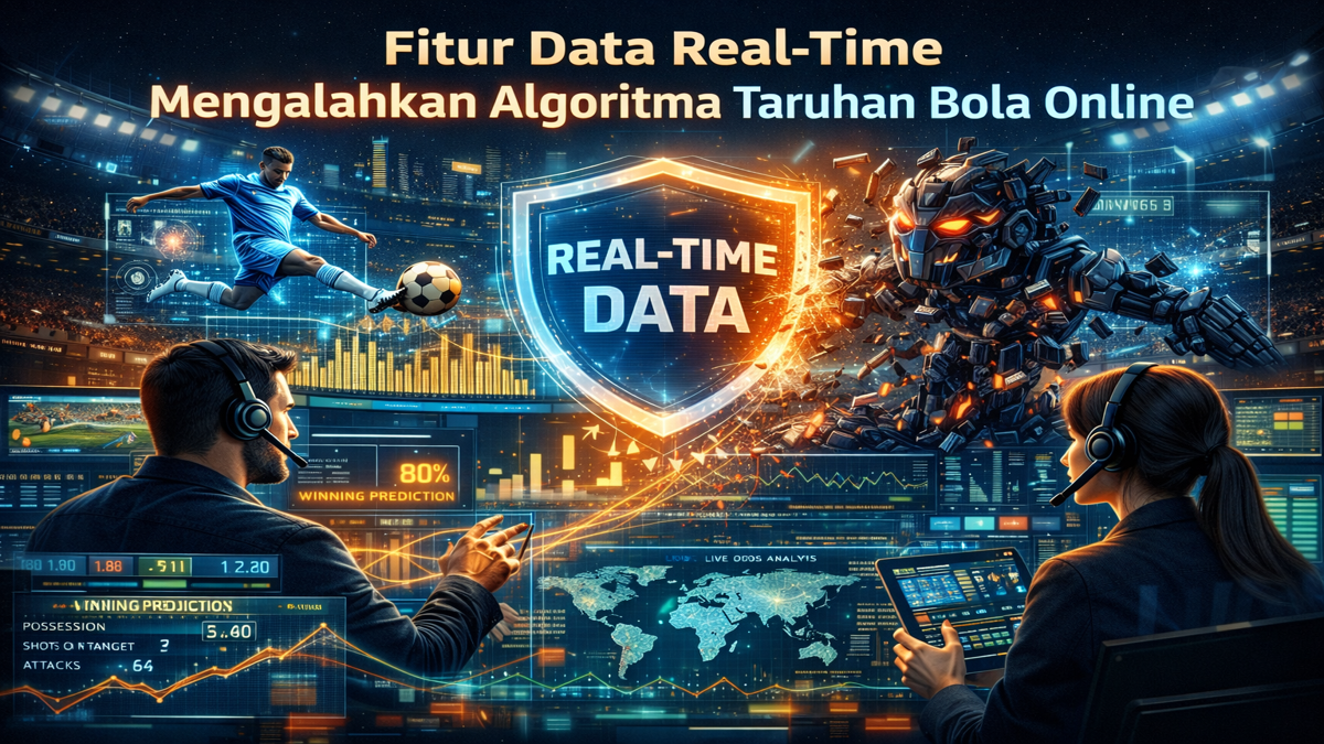 Fitur Data Real-Time Mengalahkan Algoritma Taruhan Bola Online